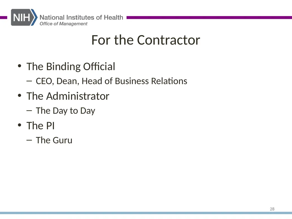 Research and Development Contracts Richard - slide 28 of 42
