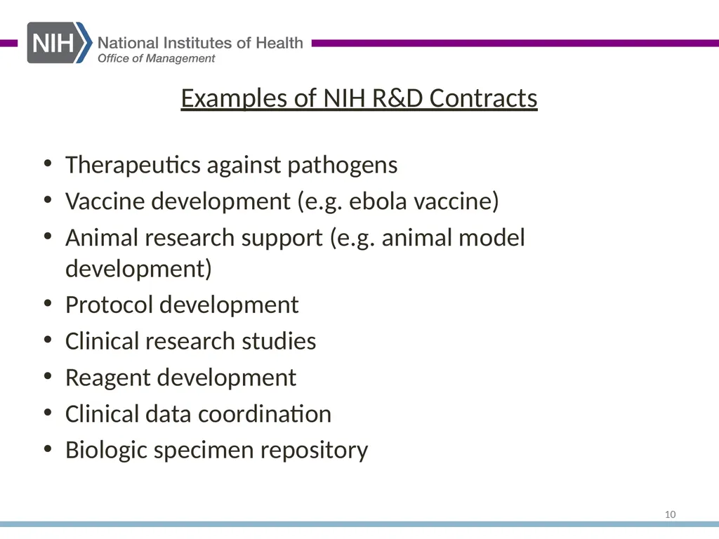 Research and Development Contracts Richard - slide 10 of 42
