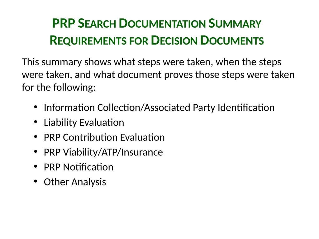 PRP Search Documentation Session 8 Courtney Kudla - slide 12 of 18