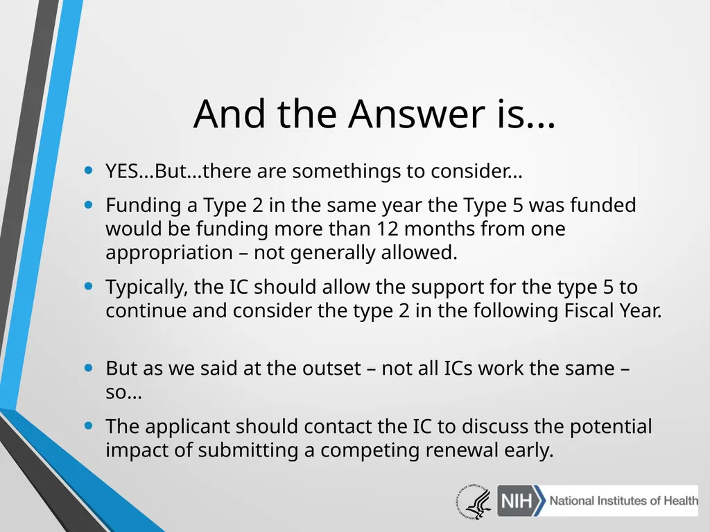 Advanced Administrative Topics: Pre-Award NIH - slide 26 of 39