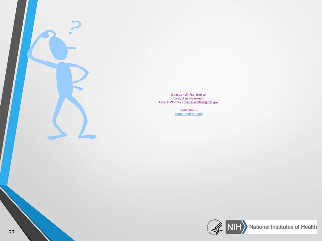 Advanced Administrative Topics: Pre-Award NIH - slide 37 of 39