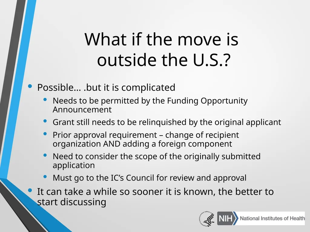 Advanced Administrative Topics: Pre-Award NIH - slide 20 of 39