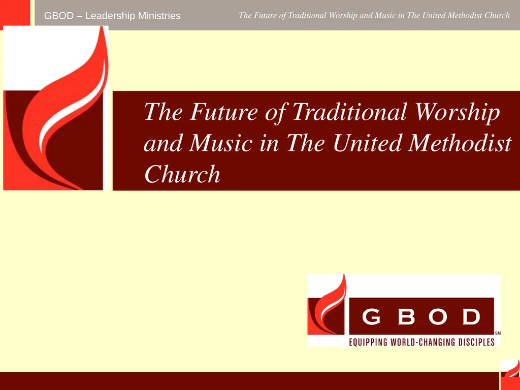 The Future of Traditional Worship and Music in The