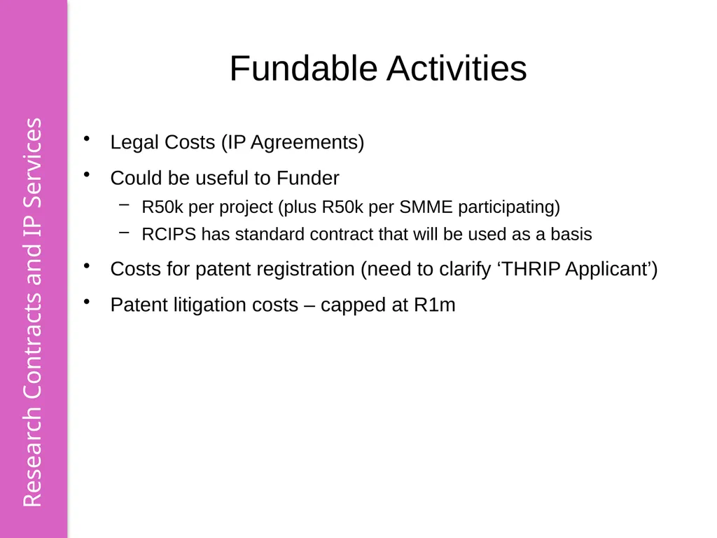 THRIP & Intellectual Property Dr Andrew Bailey IP - slide 13 of 17