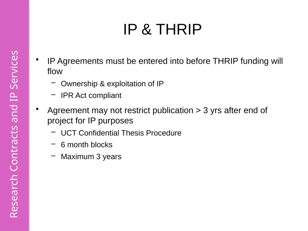 THRIP & Intellectual Property Dr Andrew Bailey IP - slide 7 of 17