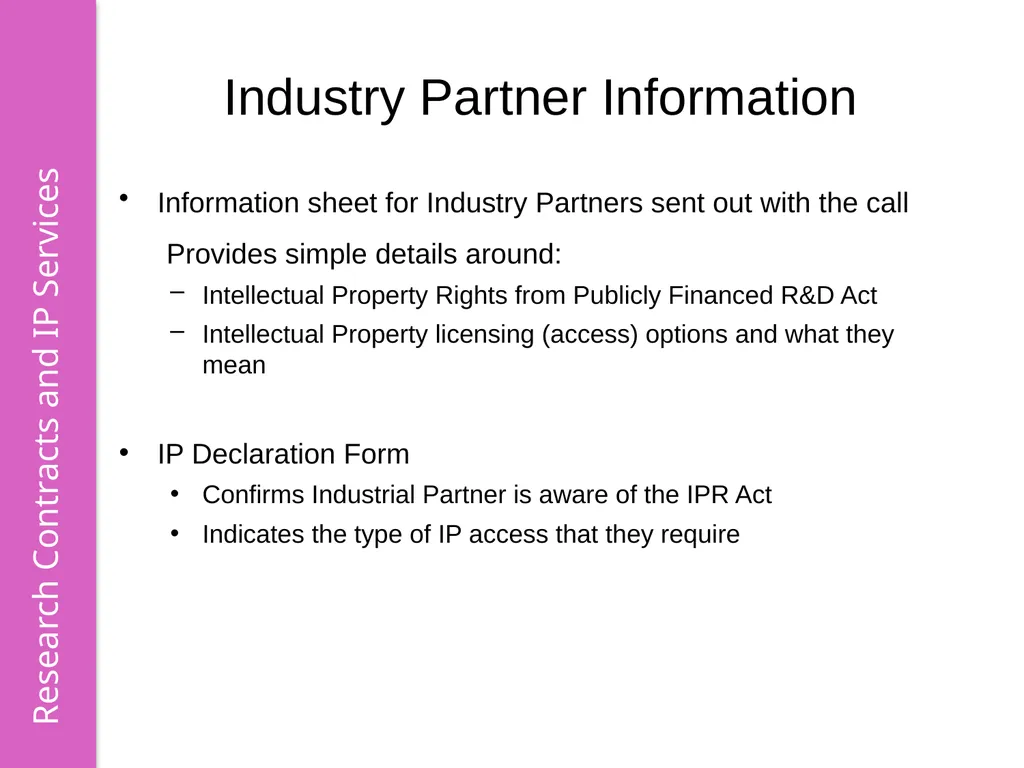 THRIP & Intellectual Property Dr Andrew Bailey IP - slide 2 of 17