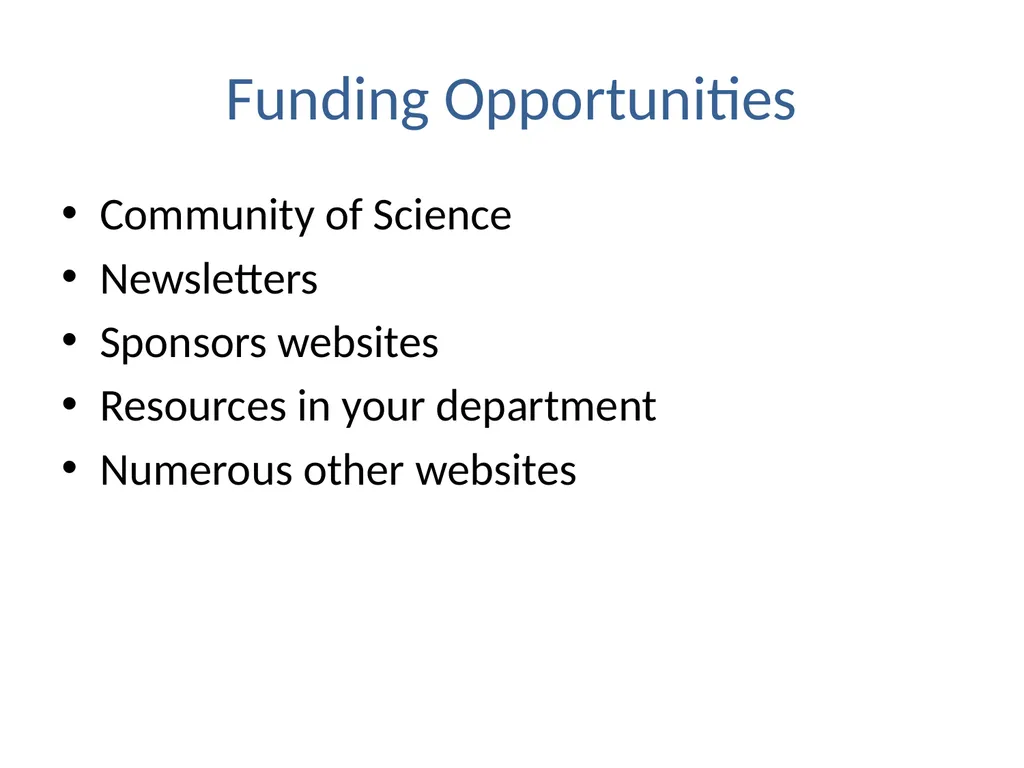 Role of the Sponsored Programs Office Michelle D. - slide 8 of 13