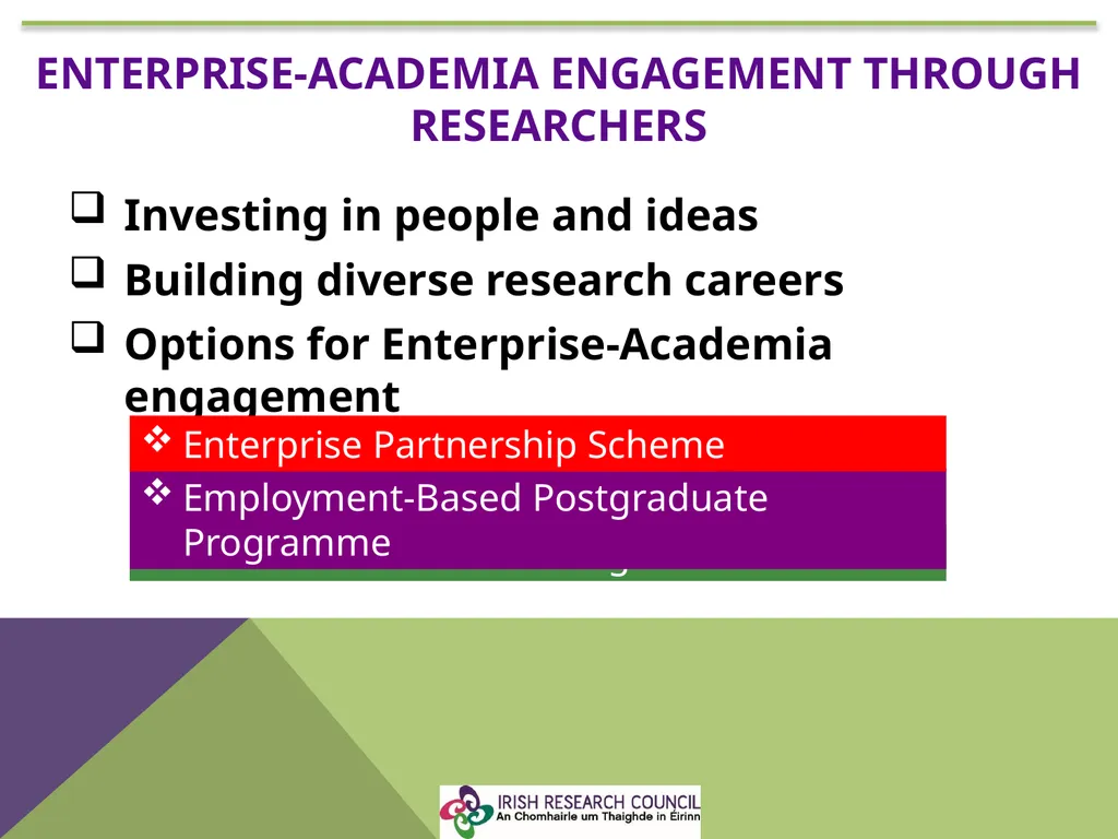 Derek O’Brien Enterprise Programmes Leader - slide 3 of 16