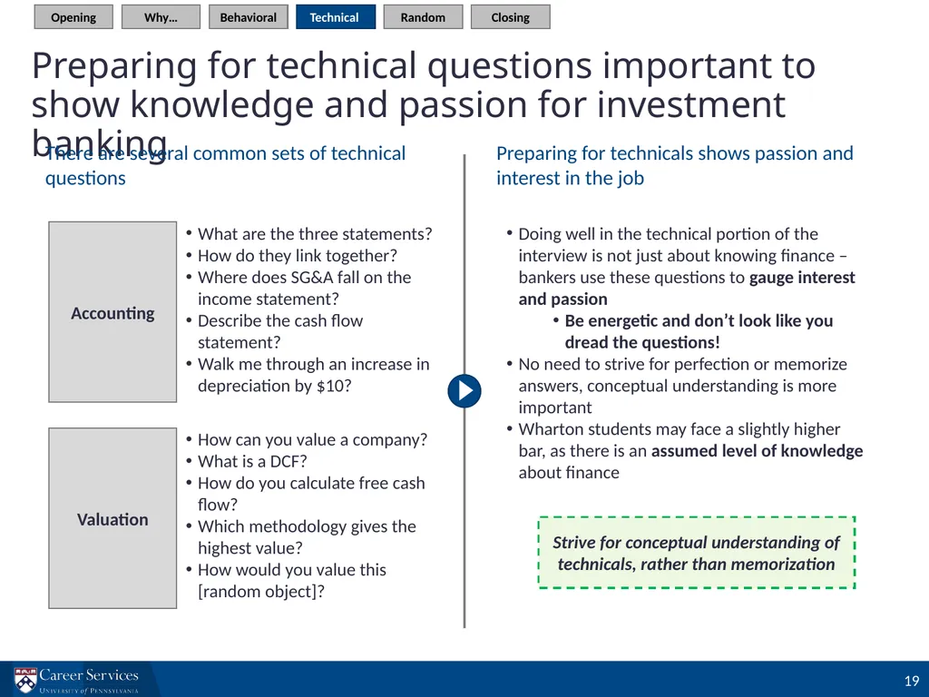 Investment Banking Interview Prep Workshop - slide 19 of 29