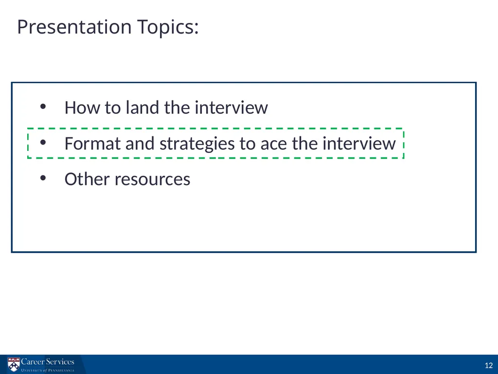 Investment Banking Interview Prep Workshop - slide 12 of 29