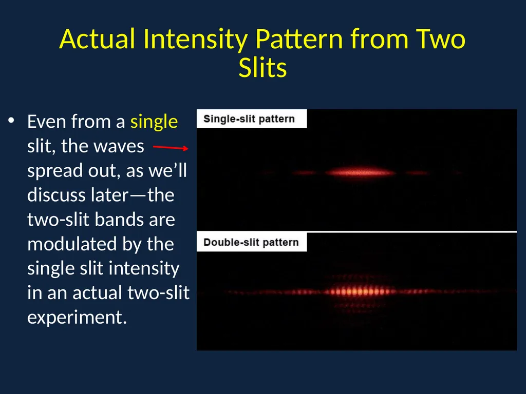 Interference I: Double Slit Physics 2415 Lecture - slide 20 of 20