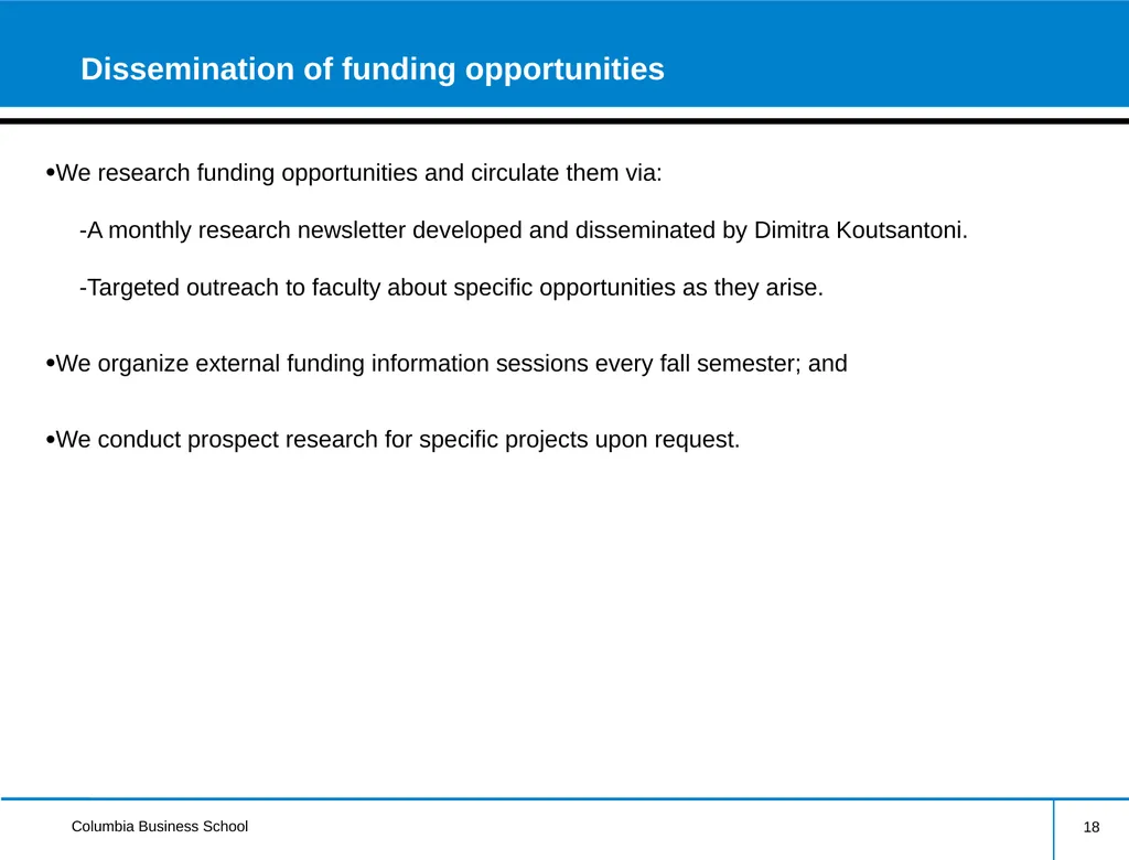 External Research Funding Information Session - slide 18 of 22