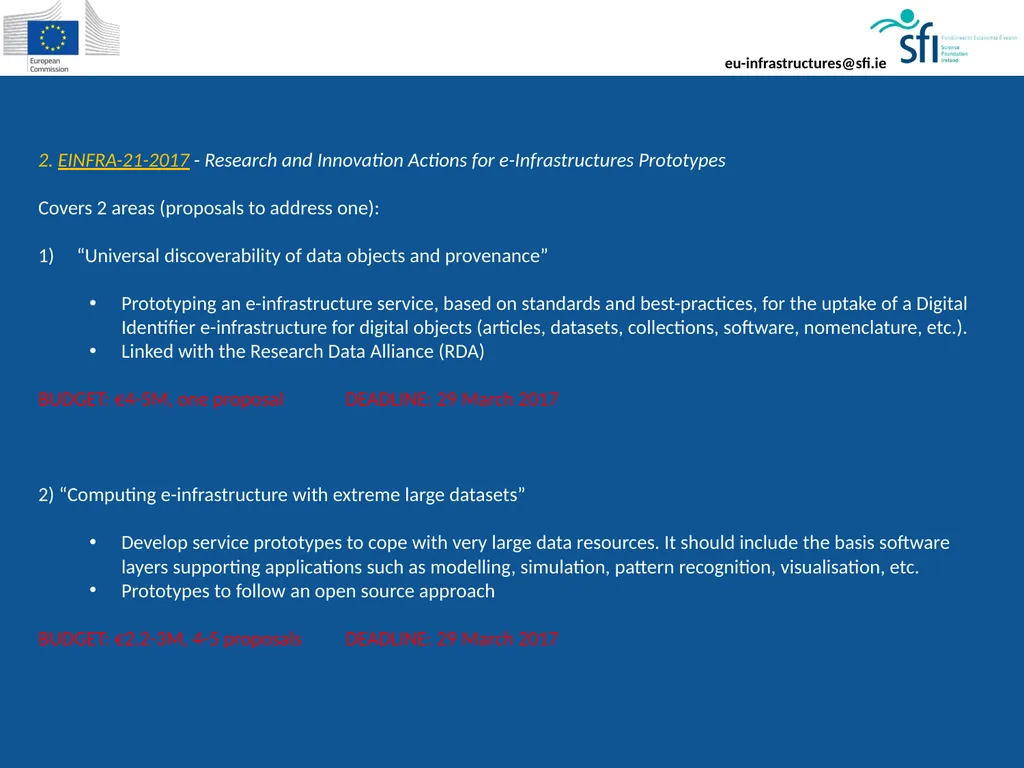 National Delegate & NCP for European Research - slide 16 of 22