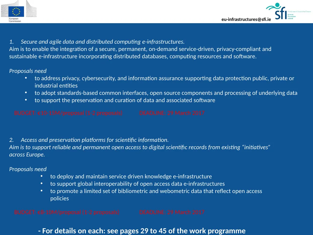 National Delegate & NCP for European Research - slide 14 of 22