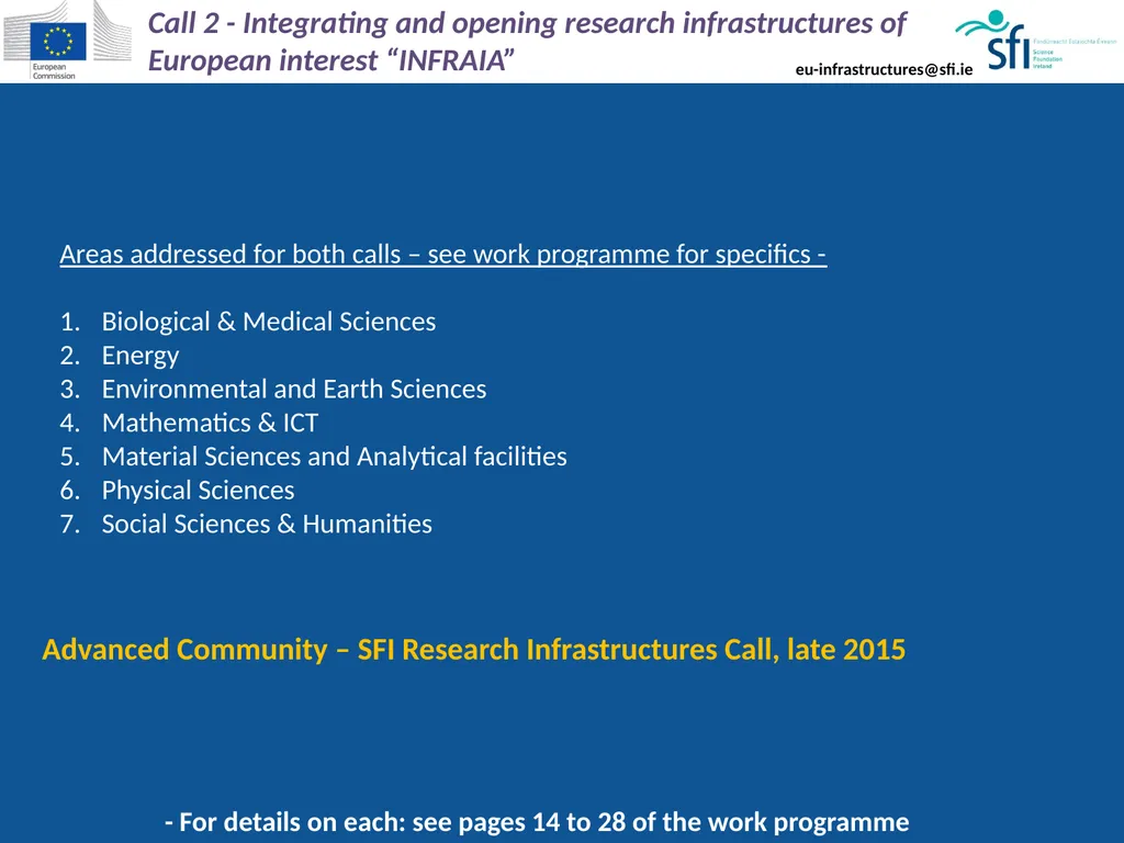 National Delegate & NCP for European Research - slide 9 of 22