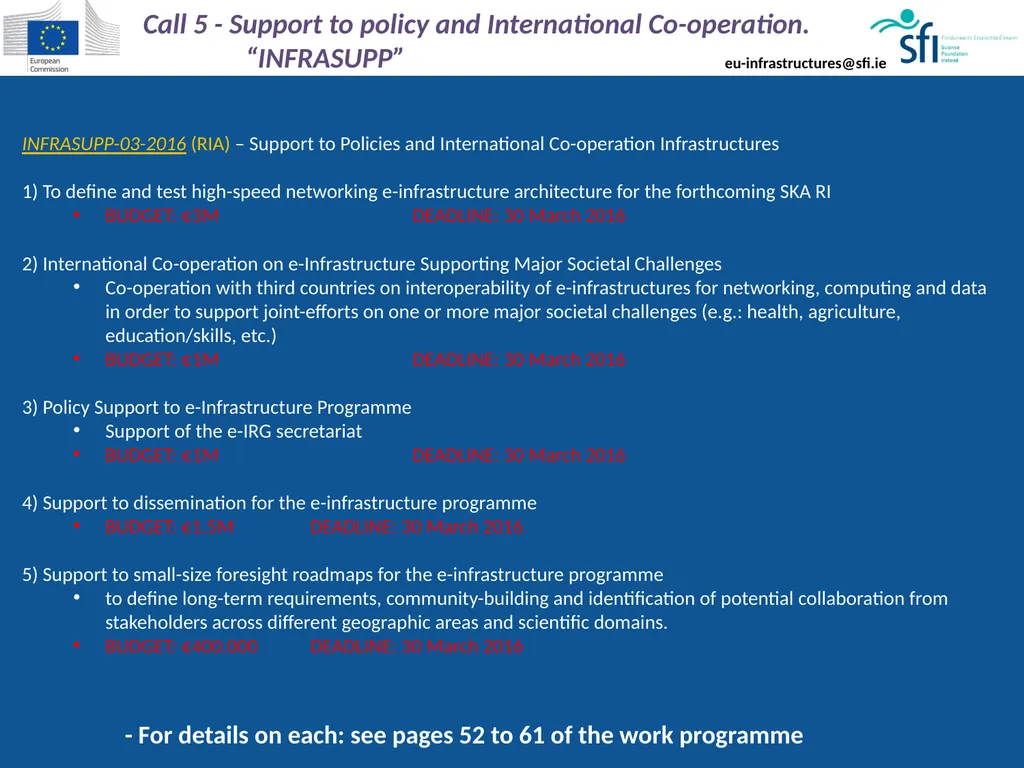 National Delegate & NCP for European Research - slide 21 of 22