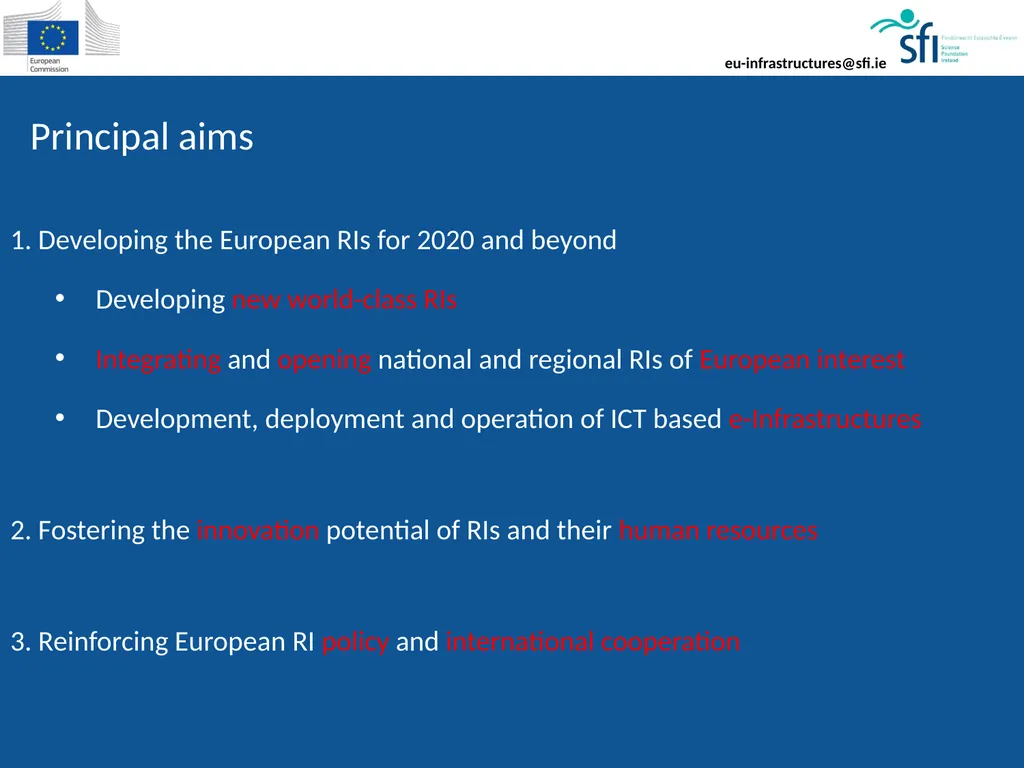 National Delegate & NCP for European Research - slide 3 of 22