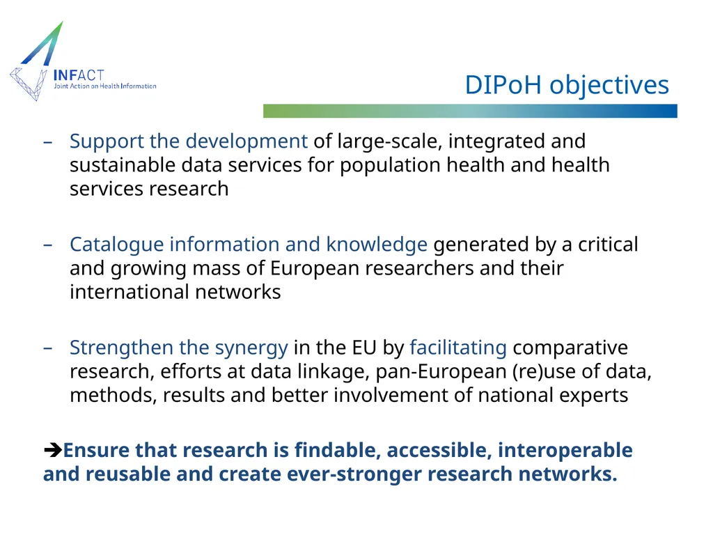 Distributed Infrastructure on Population Health - slide 6 of 16