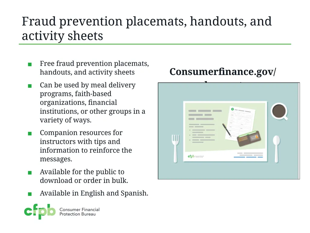 Supporting Local Elder Fraud Prevention and - slide 14 of 15