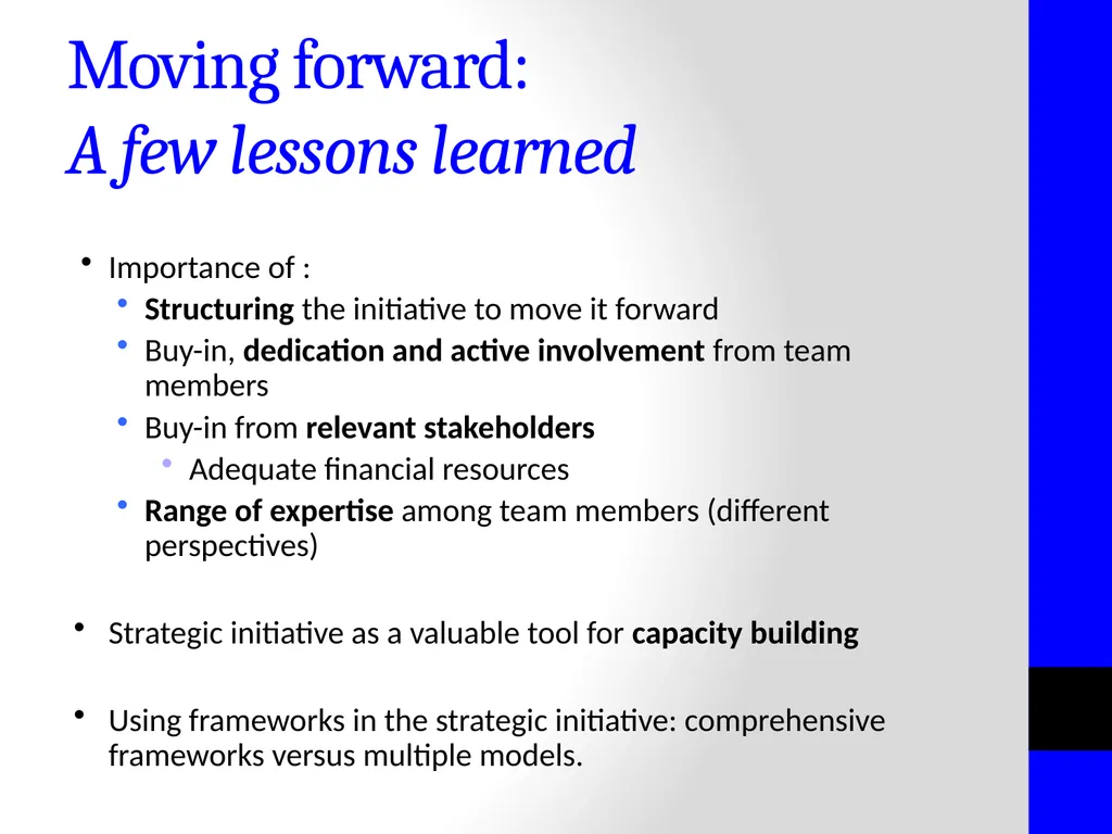 Advancing Knowledge Translation Research in - slide 13 of 17