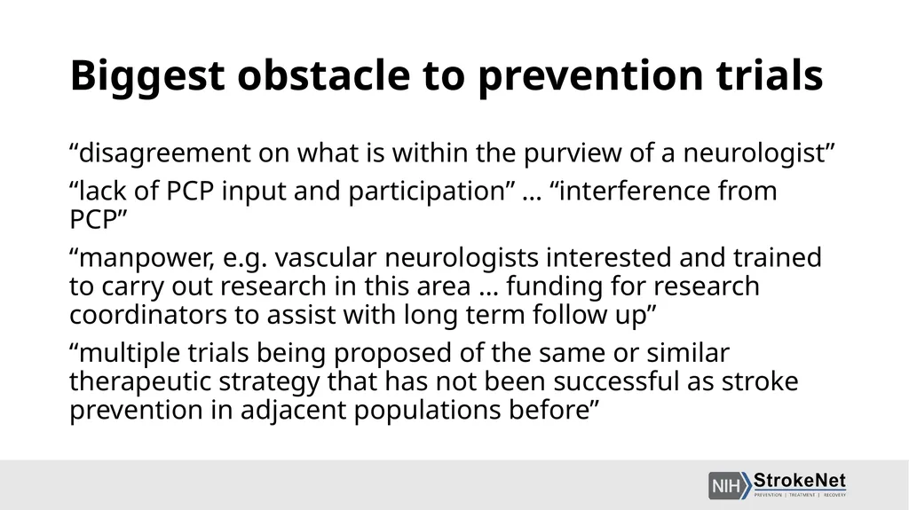 Prevention Trials: Operational Challenges and - slide 6 of 20