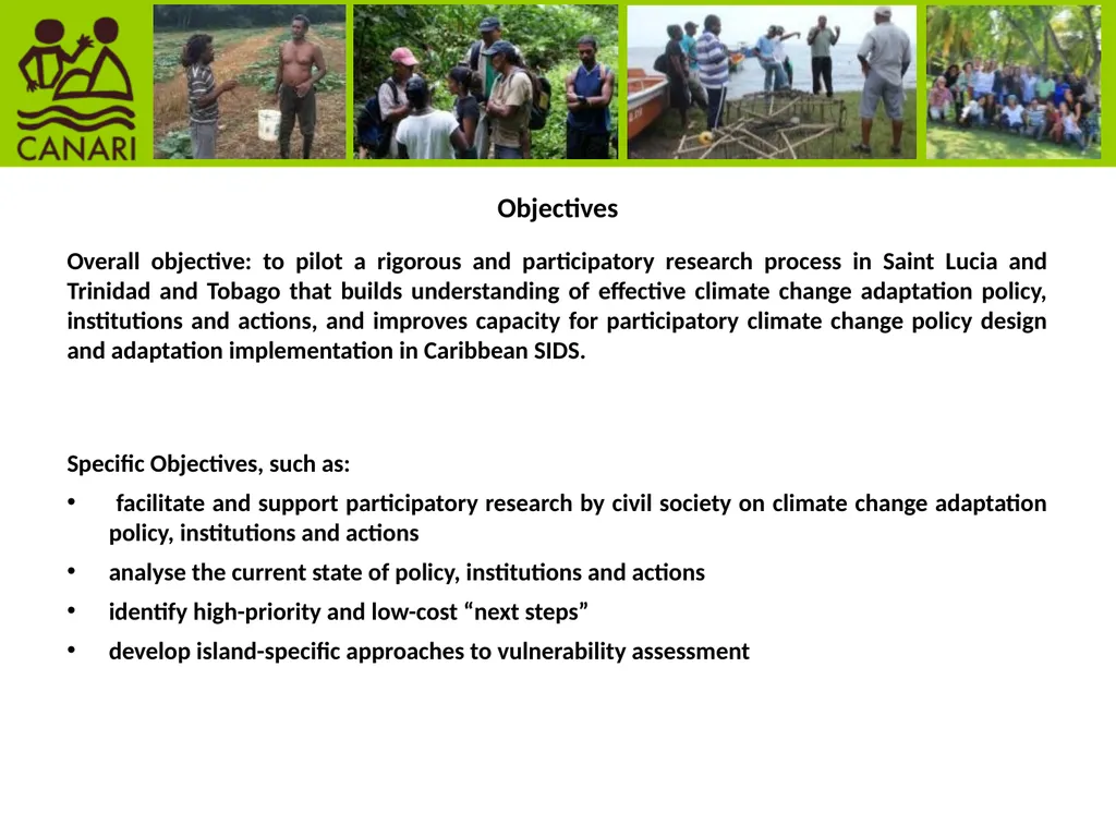 Participatory research to enhance climate change - slide 3 of 11