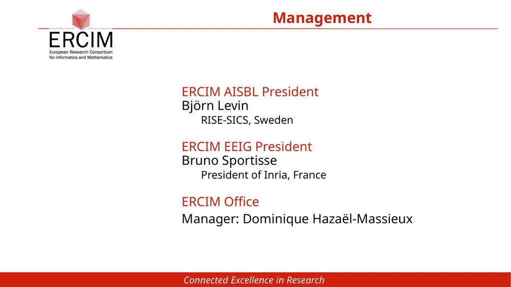 European Research Consortium for Informatics and - slide 8 of 20