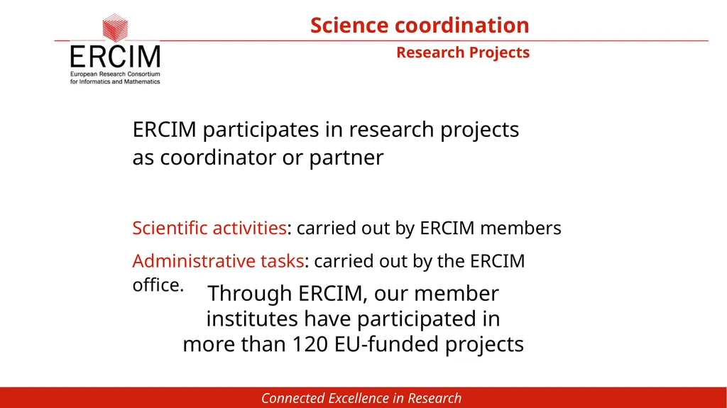 European Research Consortium for Informatics and - slide 13 of 20