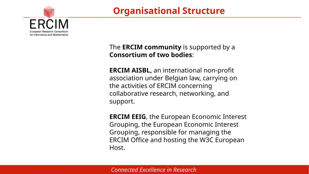 European Research Consortium for Informatics and - slide 4 of 20