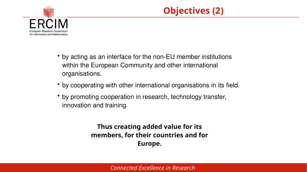 European Research Consortium for Informatics and - slide 3 of 20
