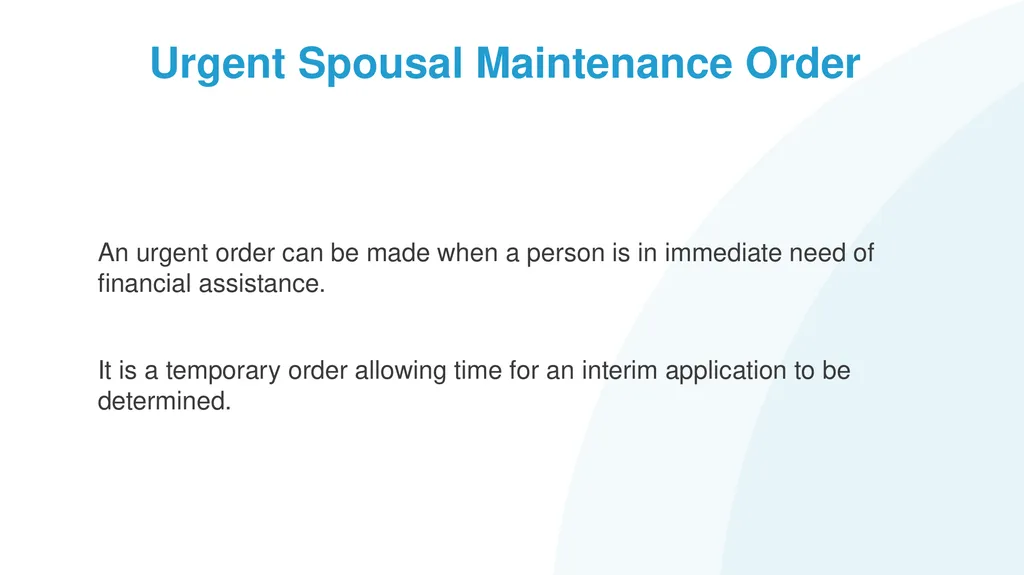 Family Law Remedies to Address Financial Abuse: - slide 20 of 46