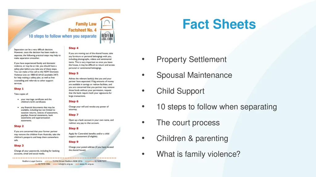 Family Law Remedies to Address Financial Abuse: - slide 40 of 46