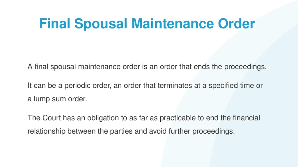 Family Law Remedies to Address Financial Abuse: - slide 22 of 46