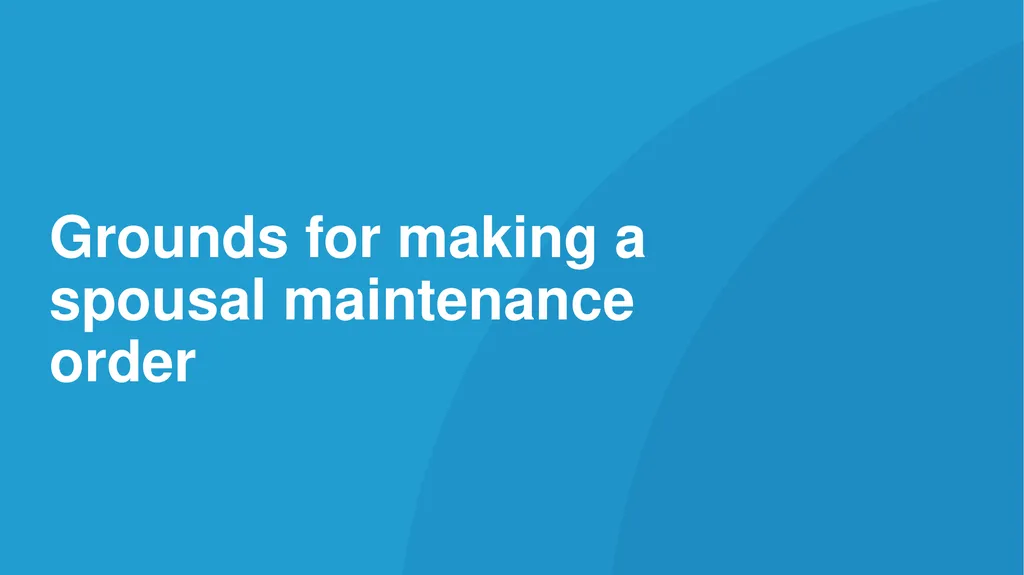 Family Law Remedies to Address Financial Abuse: - slide 23 of 46