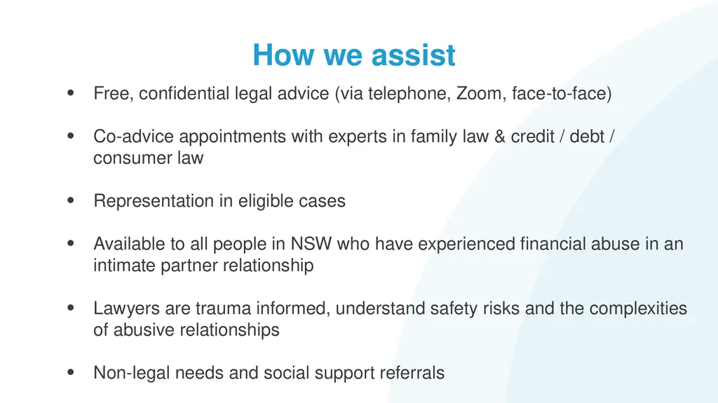 Family Law Remedies to Address Financial Abuse: - slide 39 of 46