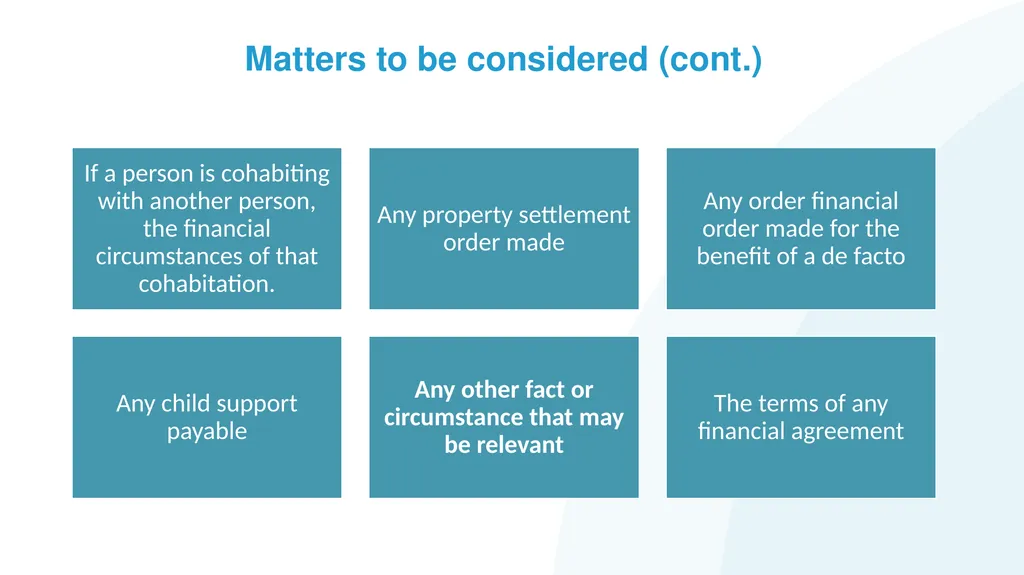Family Law Remedies to Address Financial Abuse: - slide 30 of 46
