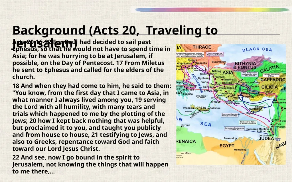 Schedule What Do We Know about Ephesus? Center of - slide 20 of 28