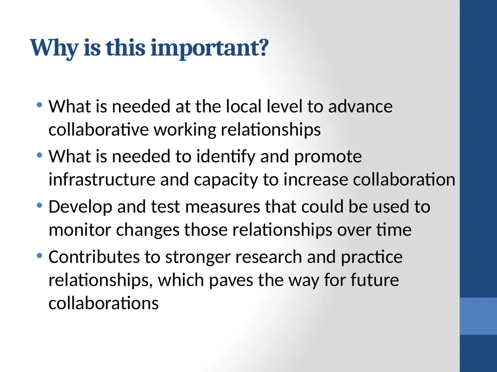 Collaborating for Health: Early results from the - slide 10 of 30