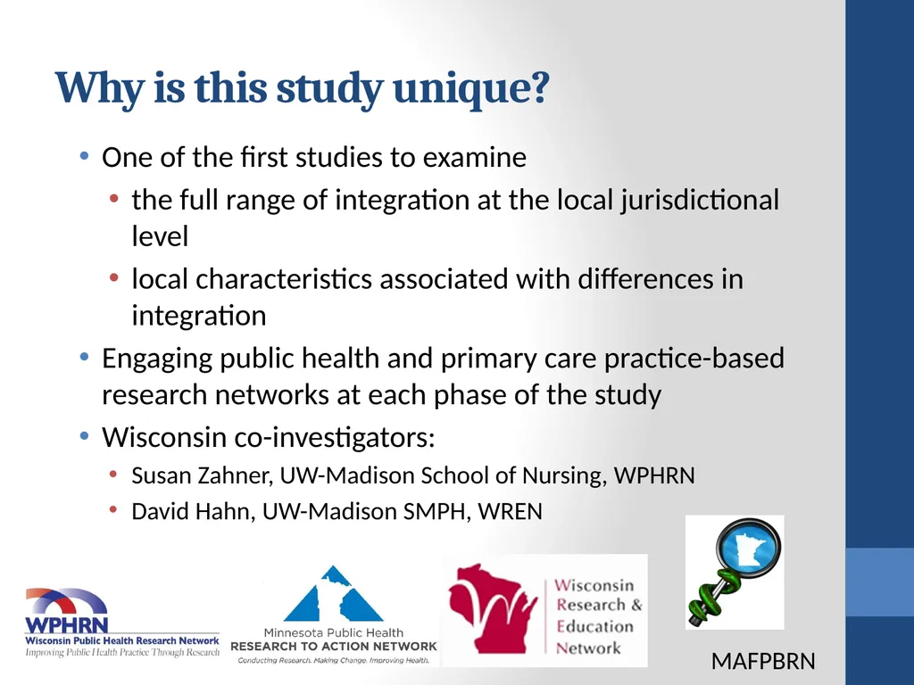 Collaborating for Health: Early results from the - slide 9 of 30