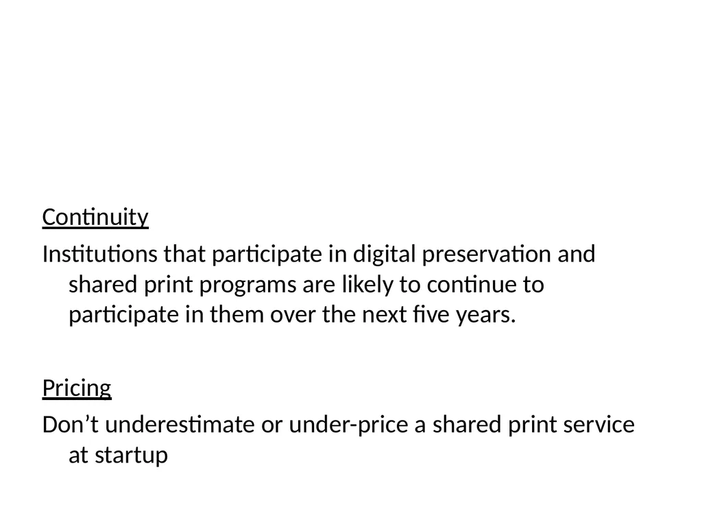 Moving Shared Print to the Network Level Emily - slide 13 of 24
