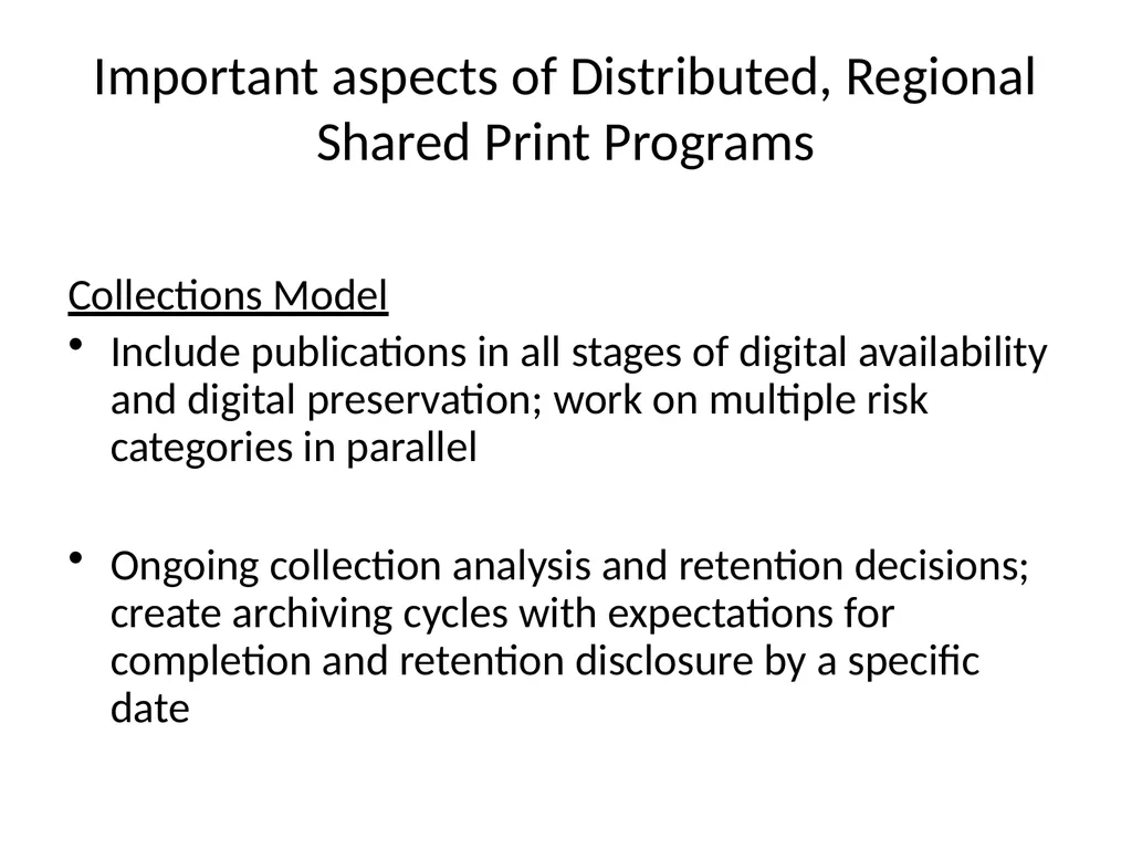 Moving Shared Print to the Network Level Emily - slide 7 of 24