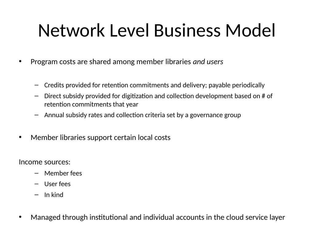 Moving Shared Print to the Network Level Emily - slide 21 of 24