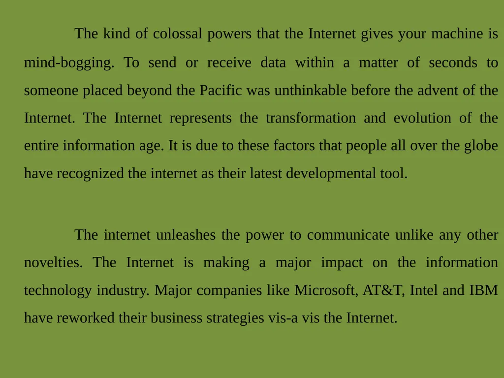 Internet Presented By Dr. K. Punitha Devi Head & - slide 6 of 10