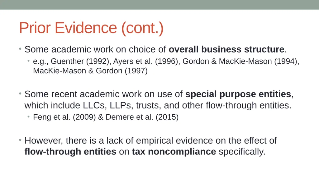 Analysis of Flow-through Entities Using Social - slide 4 of 18