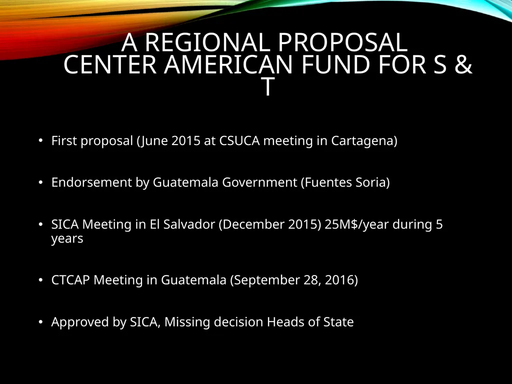 Physics Development in Great Caribbean Region – - slide 27 of 39