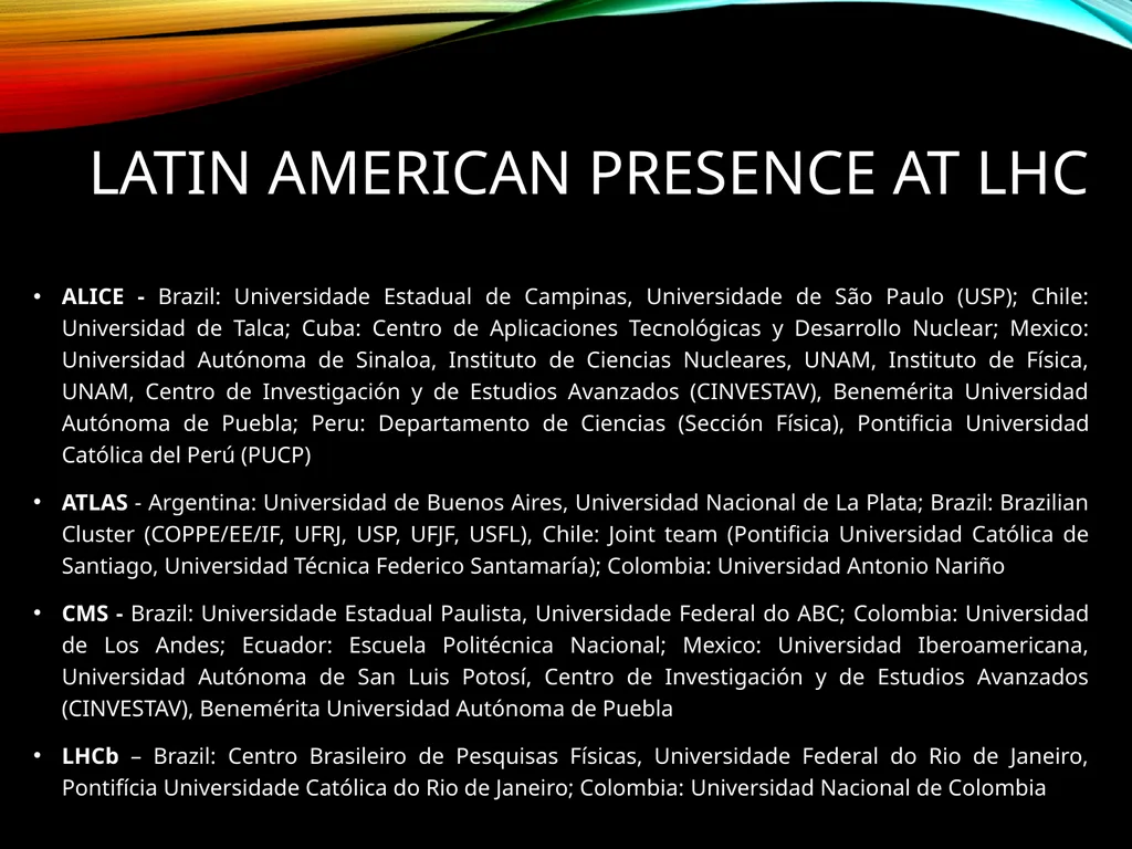 Physics Development in Great Caribbean Region – - slide 13 of 39