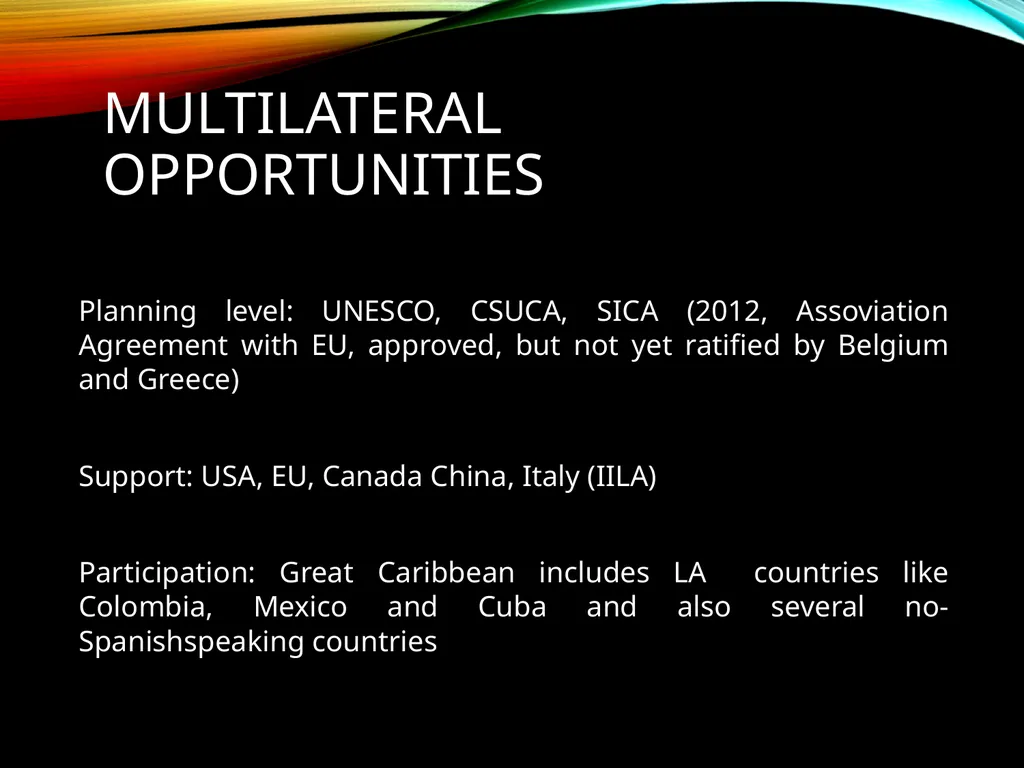 Physics Development in Great Caribbean Region – - slide 35 of 39