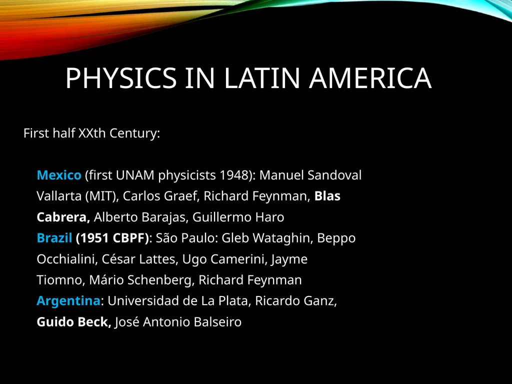 Physics Development in Great Caribbean Region – - slide 10 of 39