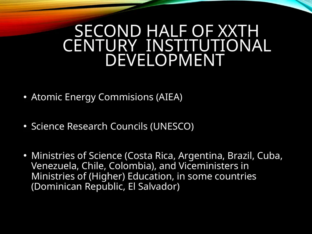 Physics Development in Great Caribbean Region – - slide 9 of 39
