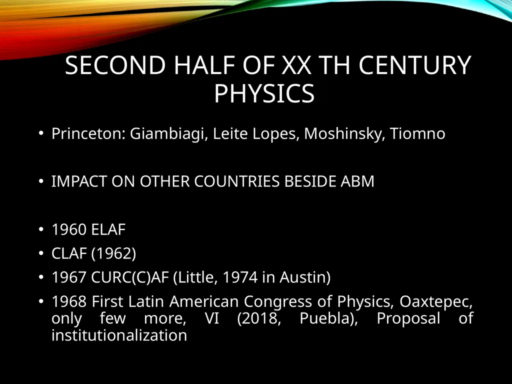 Physics Development in Great Caribbean Region – - slide 11 of 39